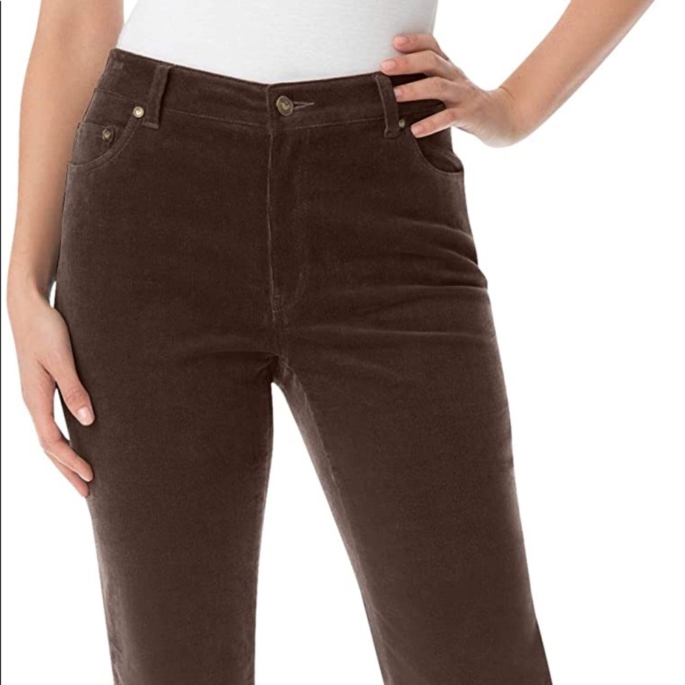 NWT - Yoga brand brown cord slim bootcut jeans